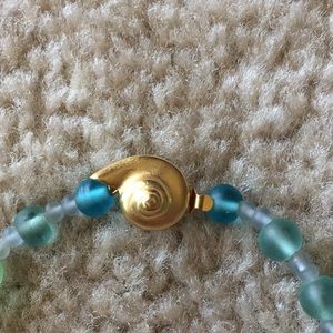 Sea Glass-Inspired Beaded Necklace